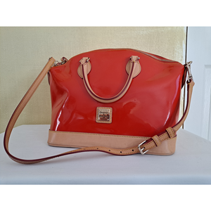 Dooney & Bourke Patent Leather Vacetta Leather Trim and Two Accessories